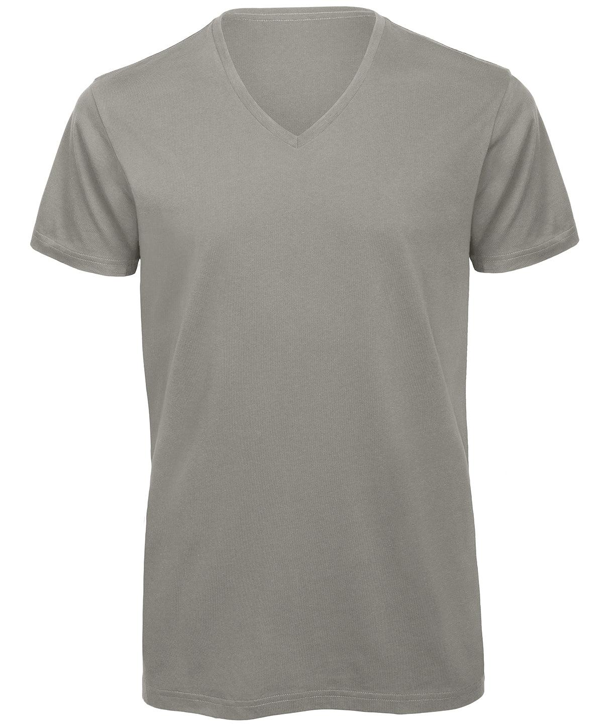 Light Grey - B&C Inspire V T /men T-Shirts B&C Collection Organic & Conscious, Plus Sizes, Rebrandable, T-Shirts & Vests Schoolwear Centres