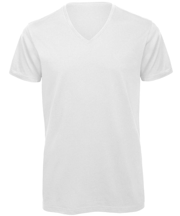 White - B&C Inspire V T /men T-Shirts B&C Collection Organic & Conscious, Plus Sizes, Rebrandable, T-Shirts & Vests Schoolwear Centres