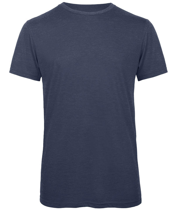 Heather Navy - B&C Triblend /men T-Shirts B&C Collection Plus Sizes, Rebrandable, T-Shirts & Vests Schoolwear Centres