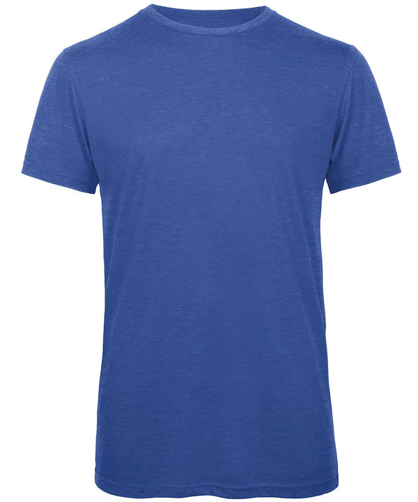 Heather Royal Blue - B&C Triblend /men T-Shirts B&C Collection Plus Sizes, Rebrandable, T-Shirts & Vests Schoolwear Centres