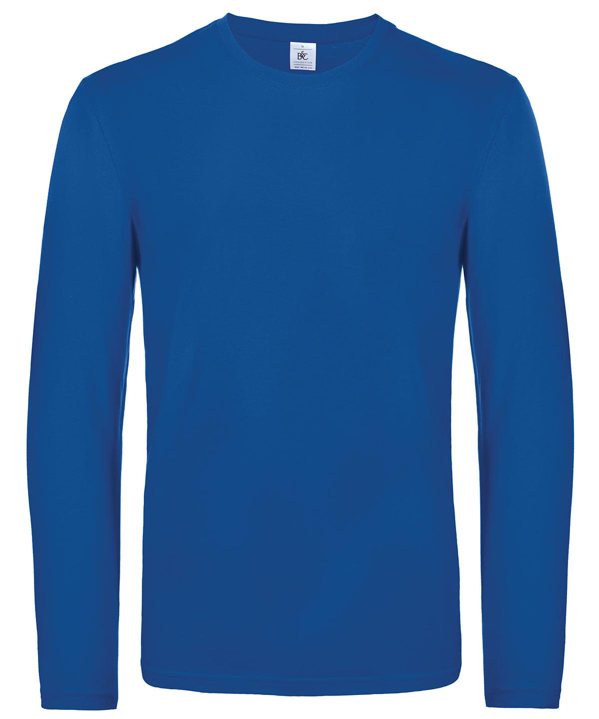 Royal Blue - B&C #E190 long sleeve T-Shirts B&C Collection Must Haves, Plus Sizes, T-Shirts & Vests Schoolwear Centres