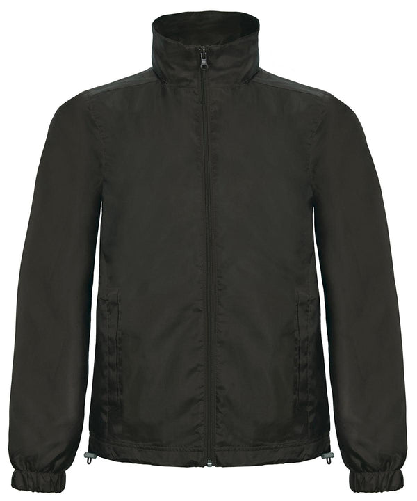 Black - B&C ID.601 jacket Jackets B&C Collection Jackets & Coats, Lightweight layers, Must Haves, Plus Sizes Schoolwear Centres