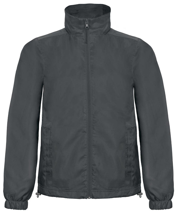 Dark Grey - B&C ID.601 jacket Jackets B&C Collection Jackets & Coats, Lightweight layers, Must Haves, Plus Sizes Schoolwear Centres