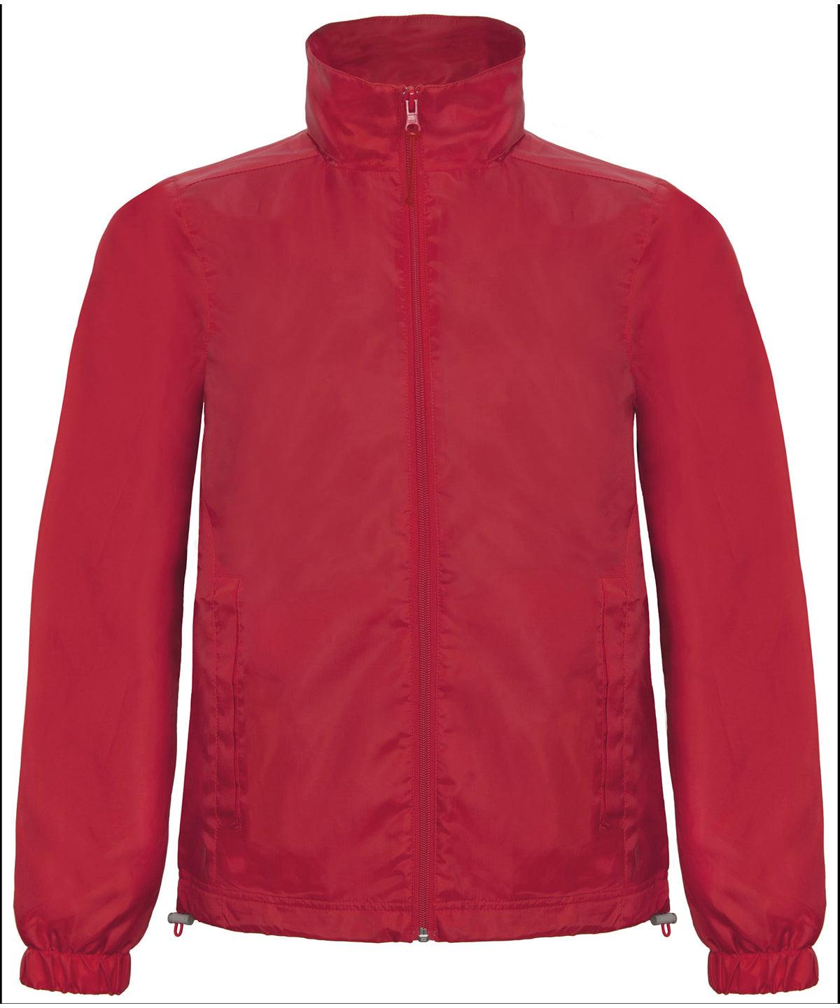 Red - B&C ID.601 jacket Jackets B&C Collection Jackets & Coats, Lightweight layers, Must Haves, Plus Sizes Schoolwear Centres