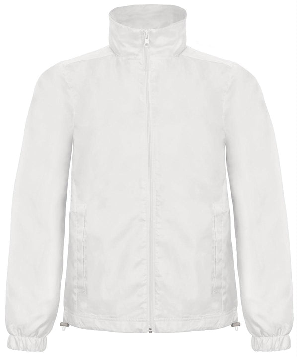 White - B&C ID.601 jacket Jackets B&C Collection Jackets & Coats, Lightweight layers, Must Haves, Plus Sizes Schoolwear Centres