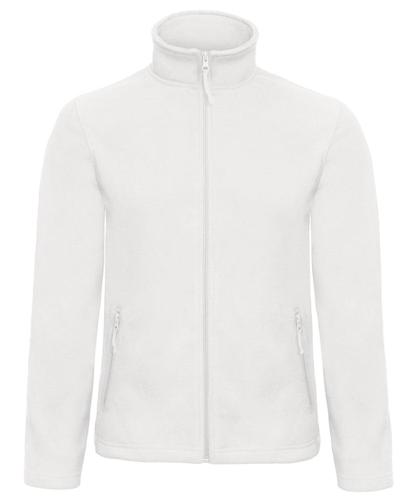 White - B&C ID.501 fleece Jackets B&C Collection Jackets & Coats, Jackets - Fleece, Must Haves, Plus Sizes Schoolwear Centres