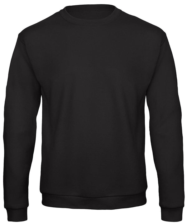 Black - B&C ID.202 50/50 sweatshirt Sweatshirts B&C Collection Plus Sizes, Rebrandable, Sweatshirts Schoolwear Centres