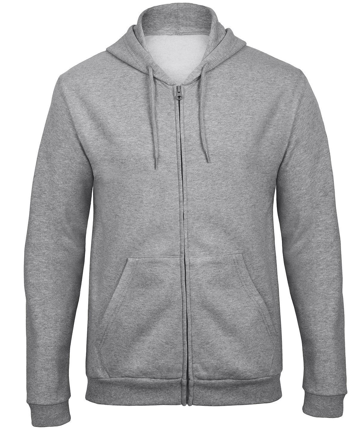 Heather Grey - B&C ID.205 50/50 sweatshirt Hoodies B&C Collection Hoodies, Rebrandable Schoolwear Centres