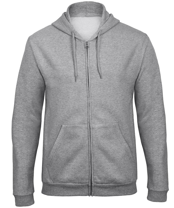 Heather Grey - B&C ID.205 50/50 sweatshirt Hoodies B&C Collection Hoodies, Rebrandable Schoolwear Centres