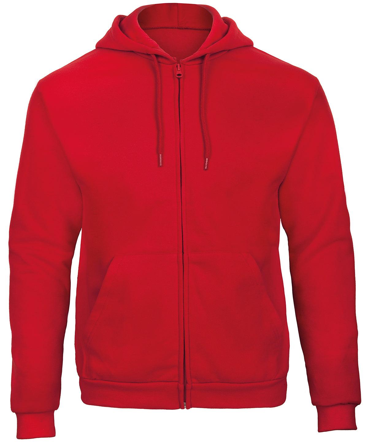 Red - B&C ID.205 50/50 sweatshirt Hoodies B&C Collection Hoodies, Rebrandable Schoolwear Centres