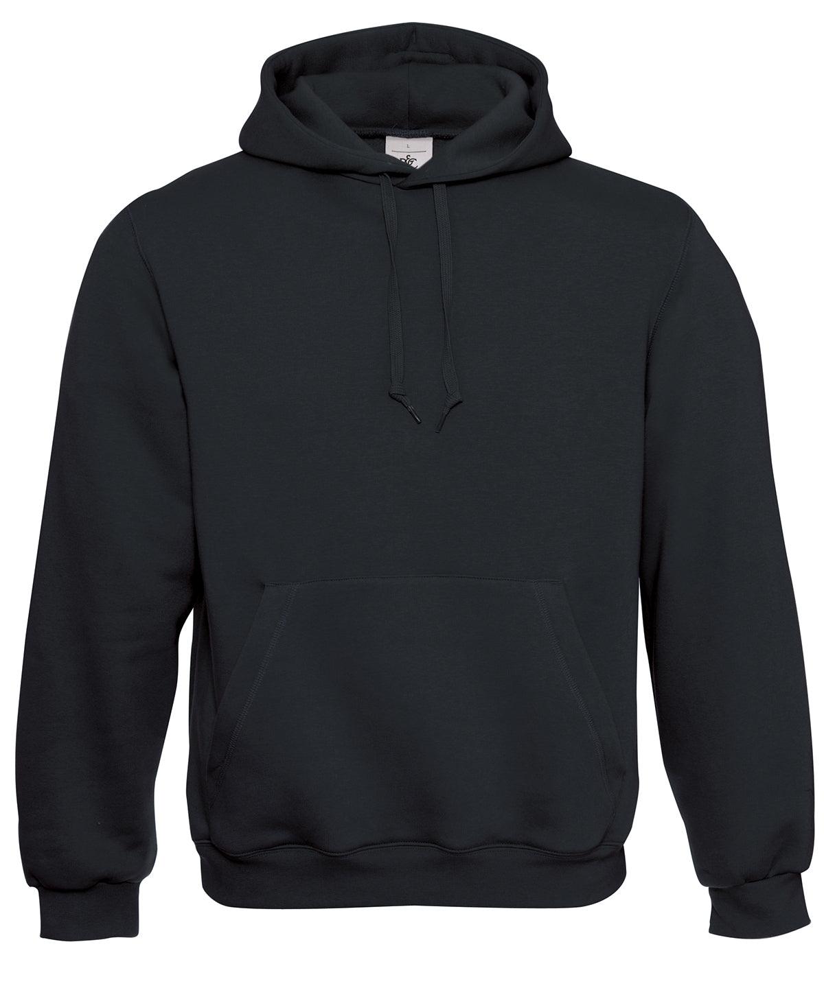 Black* - B&C Hooded sweatshirt Hoodies B&C Collection Hoodies, Must Haves, Plus Sizes Schoolwear Centres