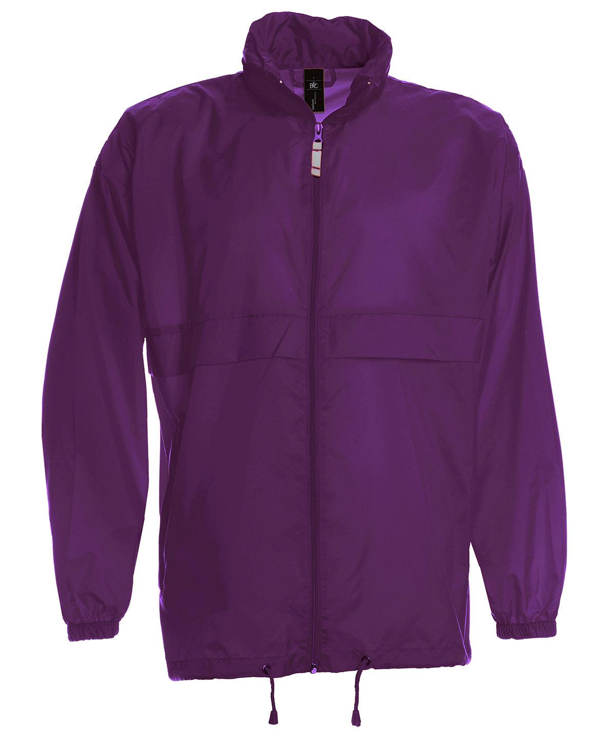 Purple - B&C Sirocco Jackets B&C Collection Jackets & Coats, Must Haves, Plus Sizes Schoolwear Centres