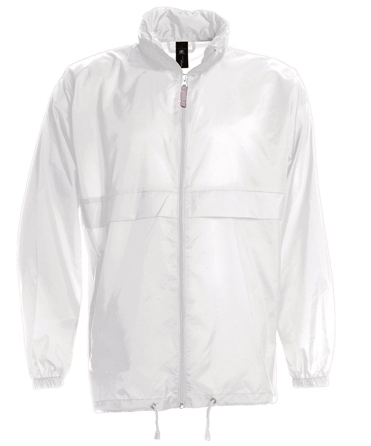 White* - B&C Sirocco Jackets B&C Collection Jackets & Coats, Must Haves, Plus Sizes Schoolwear Centres