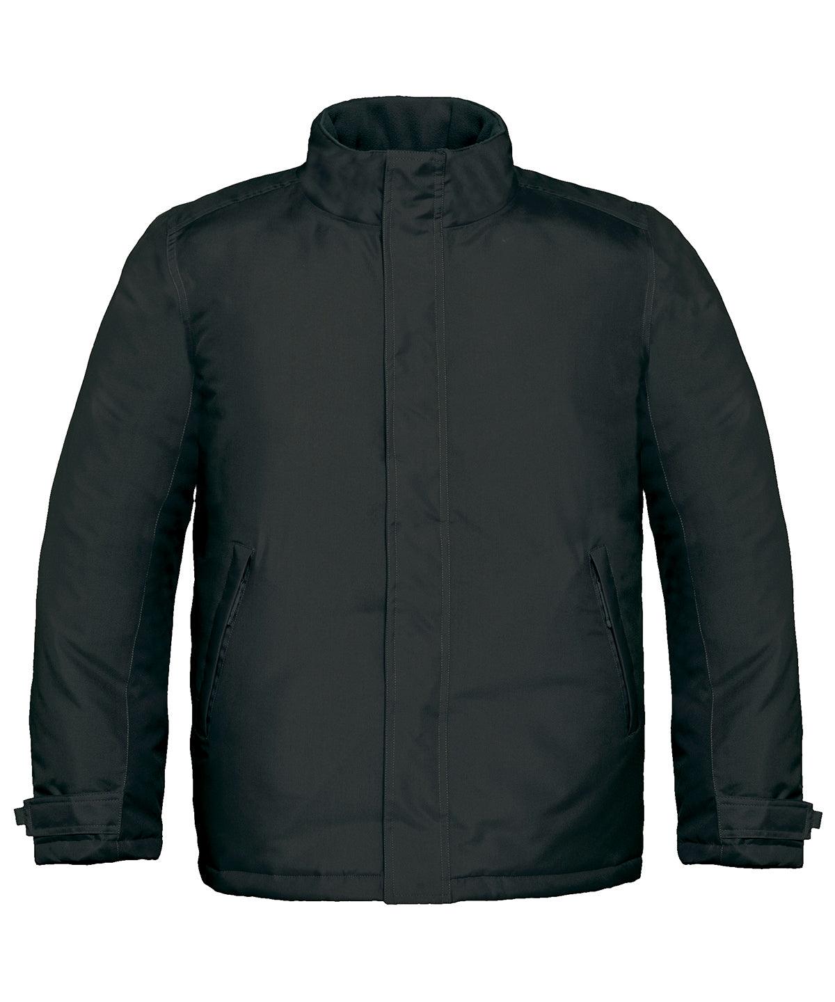 Black - Real+ /men Jackets B&C Collection Jackets & Coats, Must Haves, Plus Sizes Schoolwear Centres