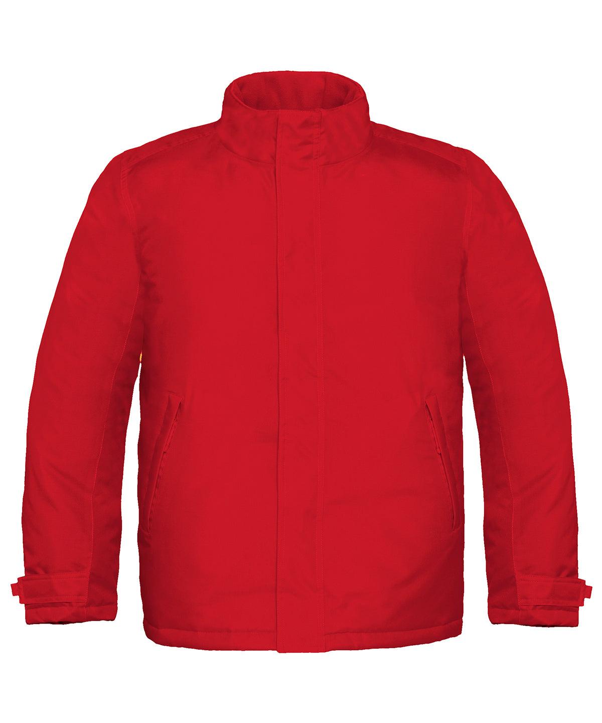 Deep Red - Real+ /men Jackets B&C Collection Jackets & Coats, Must Haves, Plus Sizes Schoolwear Centres