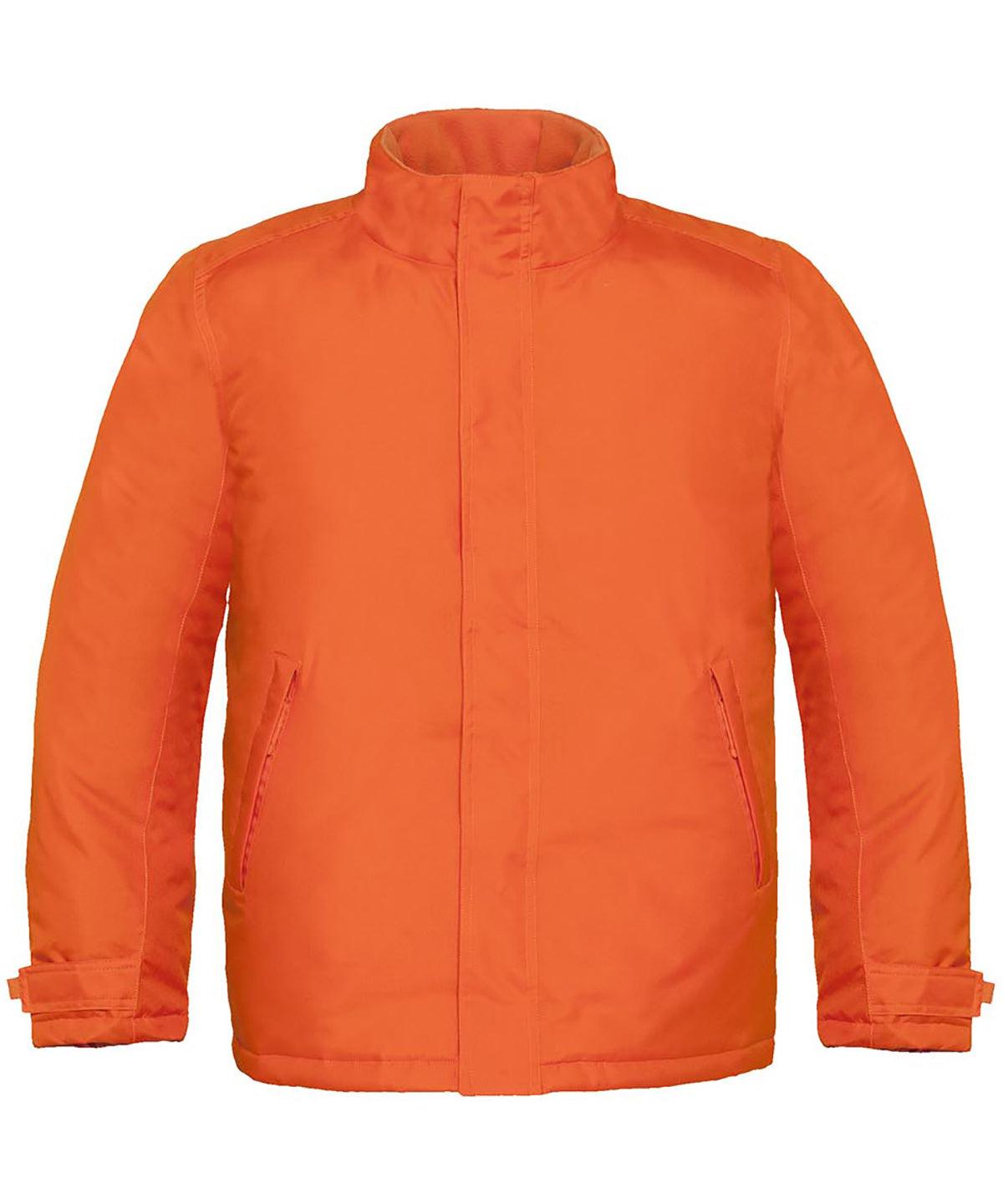 Orange - Real+ /men Jackets B&C Collection Jackets & Coats, Must Haves, Plus Sizes Schoolwear Centres