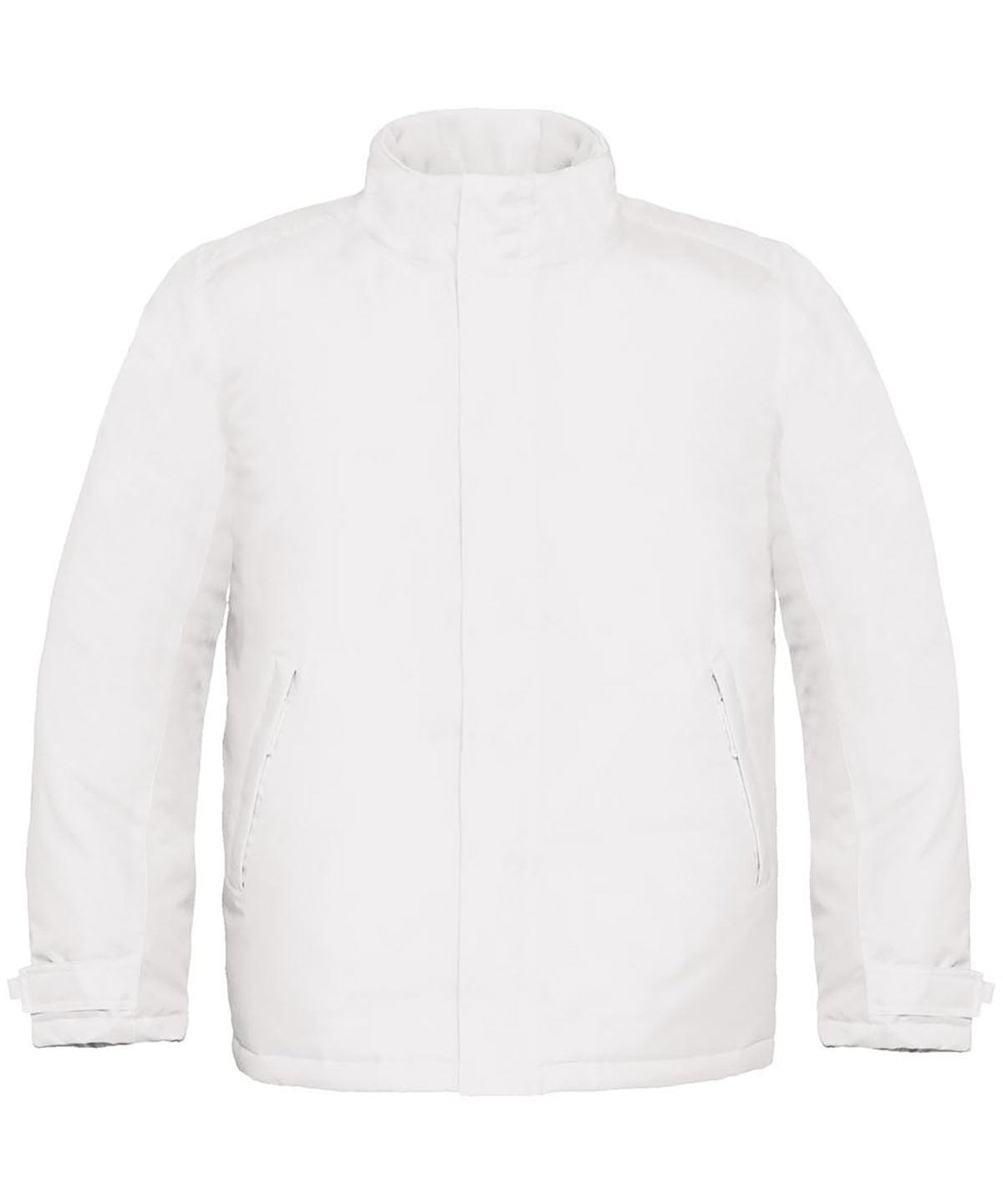 White - Real+ /men Jackets B&C Collection Jackets & Coats, Must Haves, Plus Sizes Schoolwear Centres