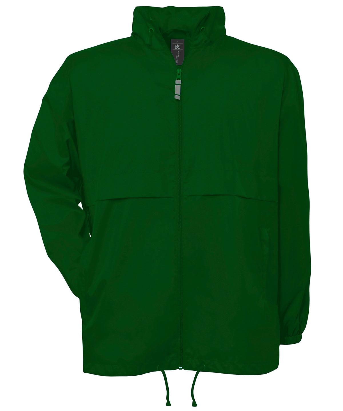 Bottle Green - B&C Air windbreaker Jackets B&C Collection Jackets & Coats, Must Haves, Plus Sizes Schoolwear Centres