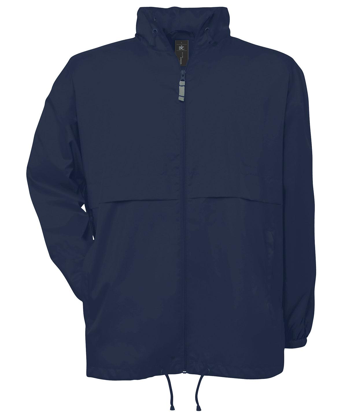 Navy* - B&C Air windbreaker Jackets B&C Collection Jackets & Coats, Must Haves, Plus Sizes Schoolwear Centres