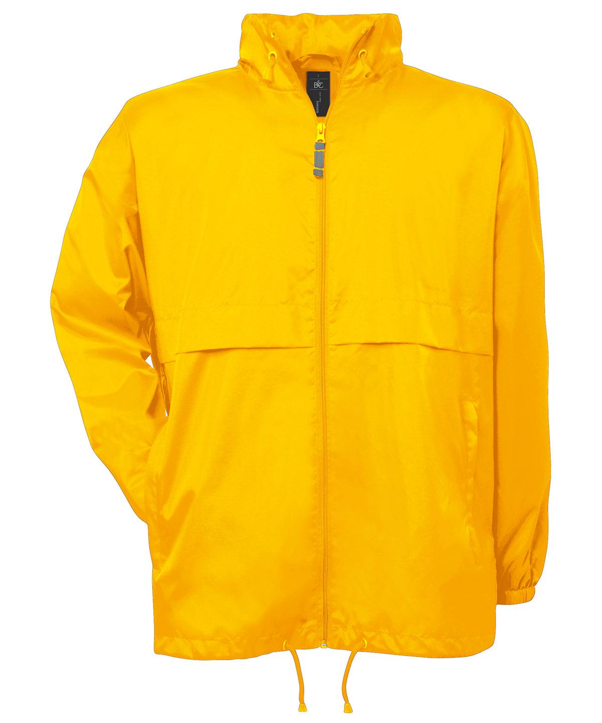 Very Yellow - B&C Air windbreaker Jackets B&C Collection Jackets & Coats, Must Haves, Plus Sizes Schoolwear Centres