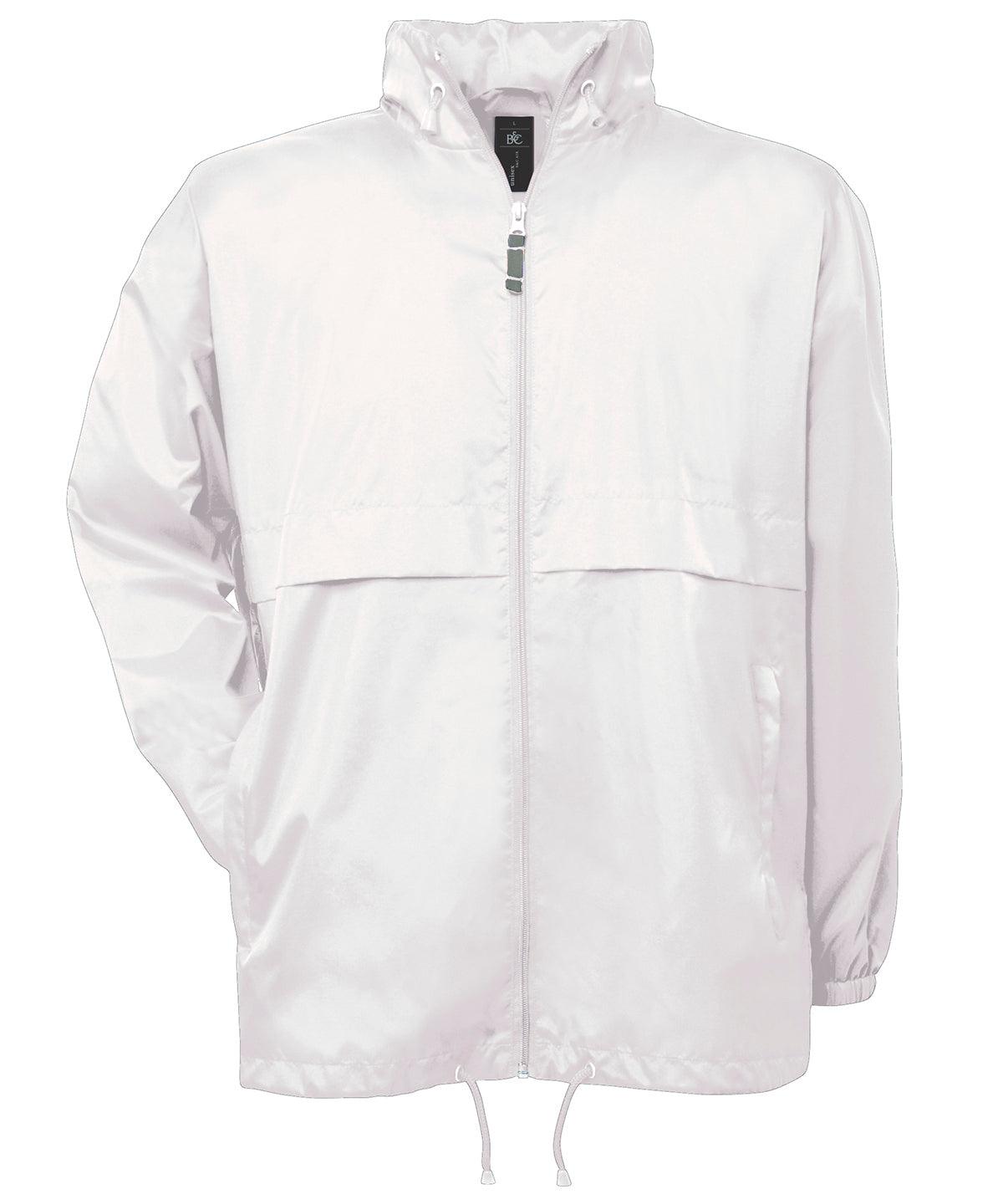 White - B&C Air windbreaker Jackets B&C Collection Jackets & Coats, Must Haves, Plus Sizes Schoolwear Centres