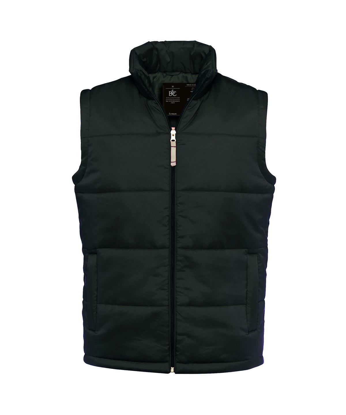 Black* - B&C Bodywarmer /men Body Warmers B&C Collection 2022 Spring Edit, Gilets and Bodywarmers, Jackets & Coats, Must Haves, Padded & Insulation, Plus Sizes Schoolwear Centres