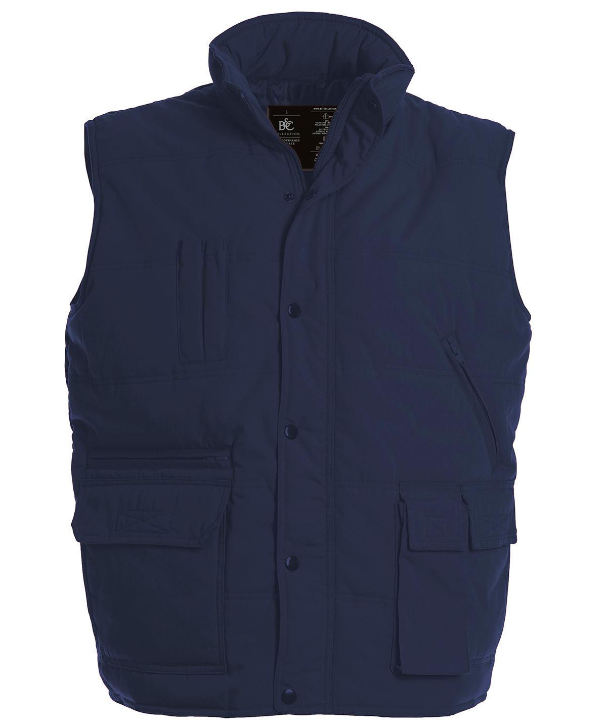 Navy* - B&C Bodywarmer explorer Body Warmers B&C Collection Gilets and Bodywarmers, Jackets & Coats, Plus Sizes Schoolwear Centres