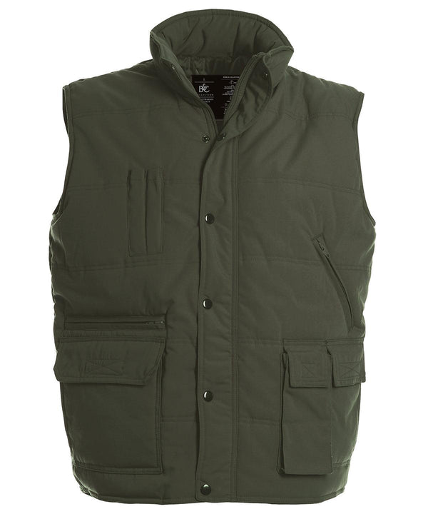 Olive - B&C Bodywarmer explorer Body Warmers B&C Collection Gilets and Bodywarmers, Jackets & Coats, Plus Sizes Schoolwear Centres