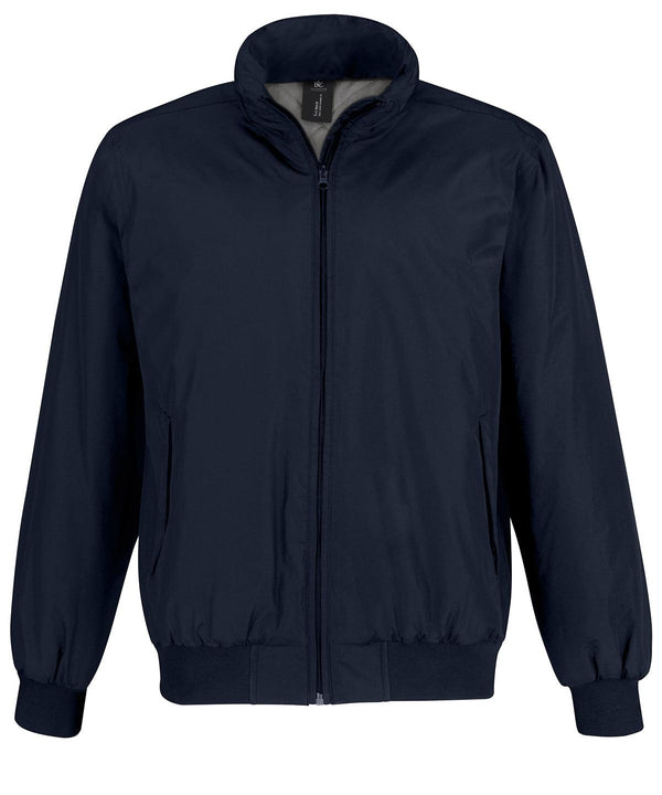 Navy/Warm Grey Lining - B&C Crew bomber /men Jackets B&C Collection Jackets & Coats, Plus Sizes Schoolwear Centres