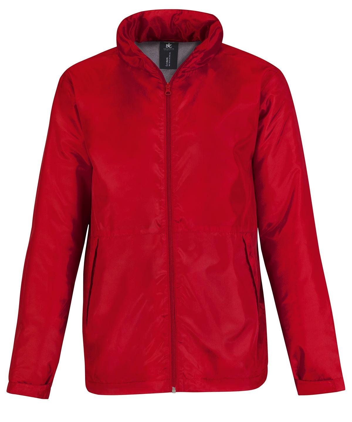 Red/Warm Grey Lining - B&C Multi-active /men Jackets B&C Collection Jackets & Coats, Plus Sizes Schoolwear Centres