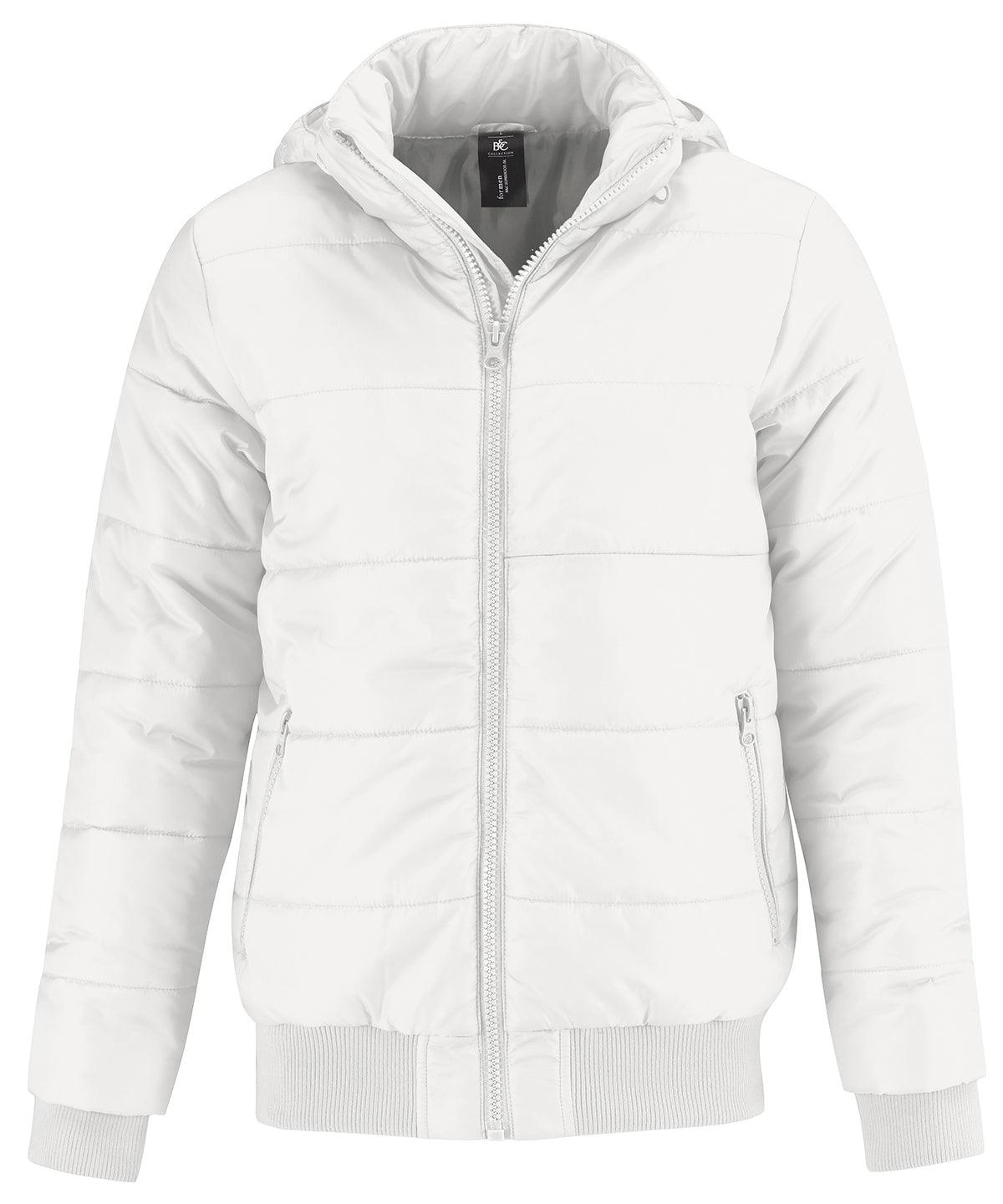 White/Warm Grey Lining - B&C Superhood /men Jackets B&C Collection Hyperbrights and Neons, Jackets & Coats, Padded & Insulation, Plus Sizes Schoolwear Centres