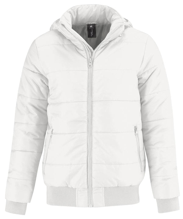 White/Warm Grey Lining - B&C Superhood /men Jackets B&C Collection Hyperbrights and Neons, Jackets & Coats, Padded & Insulation, Plus Sizes Schoolwear Centres