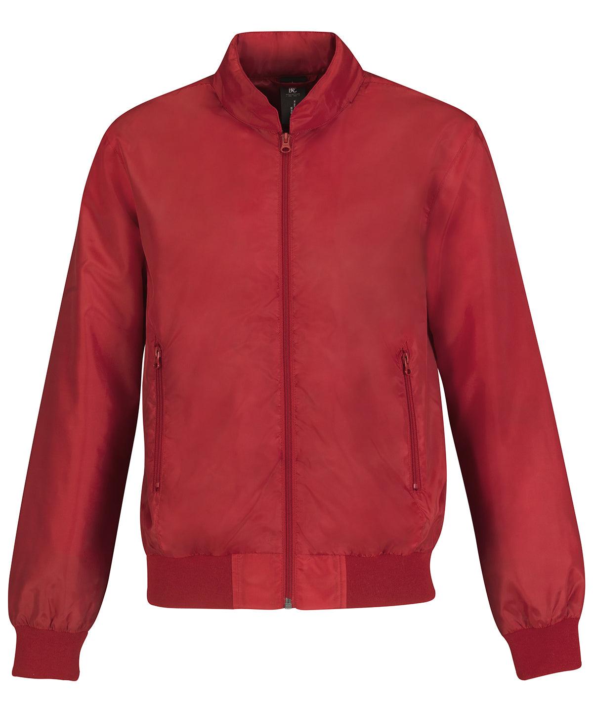 Red/Warm Grey Lining - B&C Trooper /men Jackets B&C Collection Hyperbrights and Neons, Jackets & Coats, Plus Sizes Schoolwear Centres