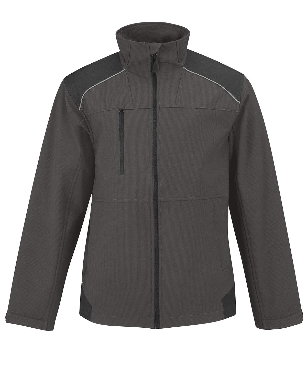 Dark Grey - B&C Shield softshell pro Jackets B&C Collection Jackets & Coats, Plus Sizes, Softshells, Workwear Schoolwear Centres