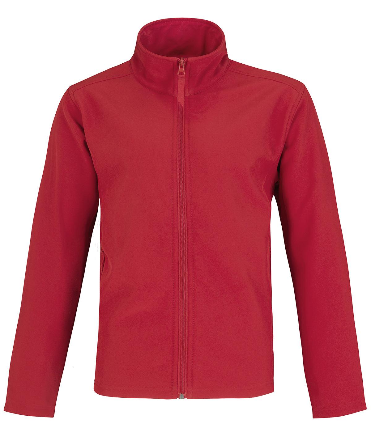 Red/Warm Grey Lining - B&C ID.701 Softshell jacket /men Jackets B&C Collection Hyperbrights and Neons, Jackets & Coats, Must Haves, Plus Sizes, Softshells, Workwear Schoolwear Centres