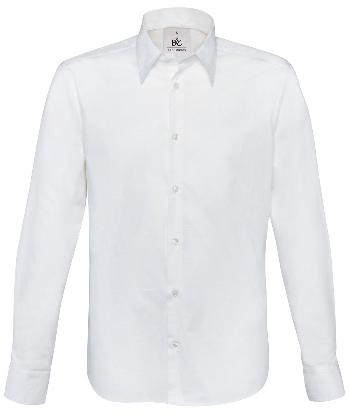 White - B&C London Shirts B&C Collection Raladeal - Recently Added, Shirts & Blouses, Workwear Schoolwear Centres