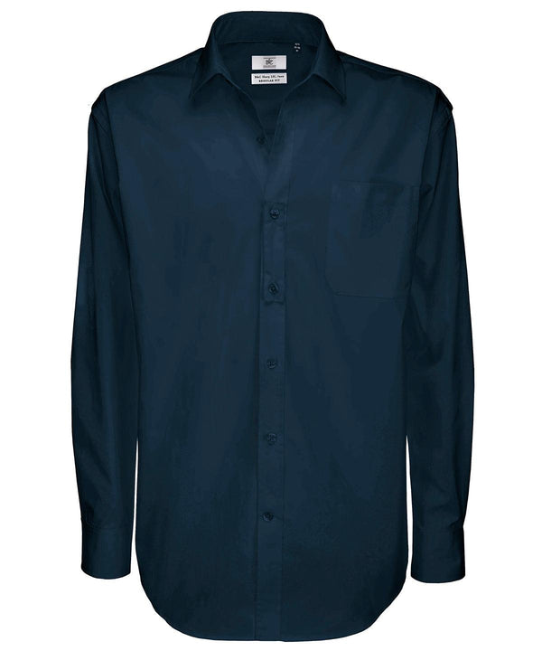 Dark Grey - B&C Sharp long sleeve /men Shirts B&C Collection Plus Sizes, Raladeal - Recently Added, Shirts & Blouses Schoolwear Centres