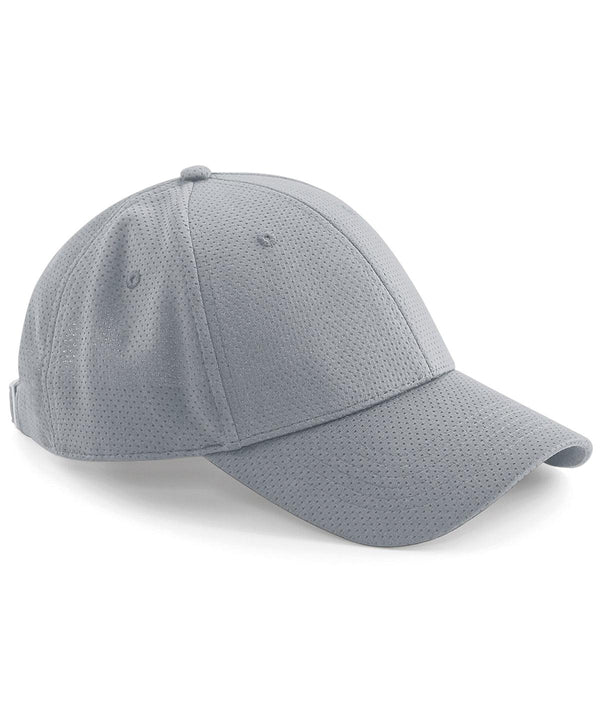 Light Grey - Air mesh 6-panel cap Caps Beechfield Headwear Schoolwear Centres