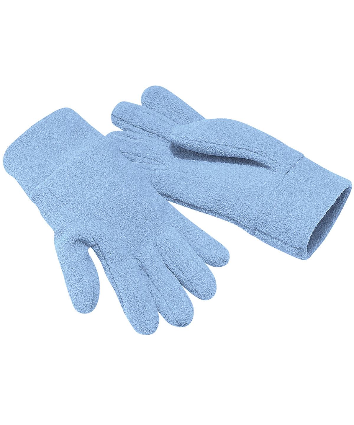 Sky Blue - Suprafleece® alpine gloves Gloves Beechfield Gifting & Accessories, Raladeal - High Stock, Winter Essentials Schoolwear Centres