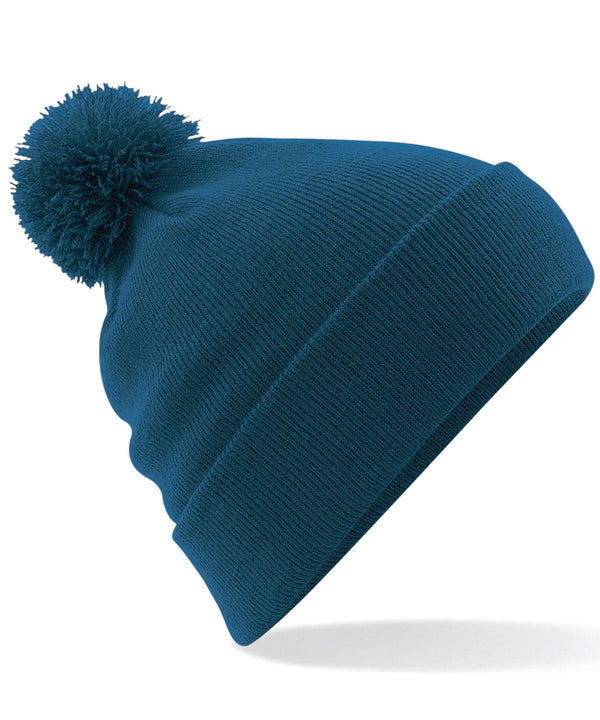 Petrol - Original pom pom beanie Hats Beechfield Headwear, Must Haves, Rebrandable, Winter Essentials Schoolwear Centres