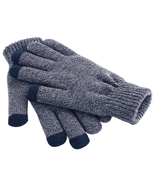 Heather Navy - Touchscreen smart gloves Gloves Beechfield Gifting & Accessories, Winter Essentials Schoolwear Centres