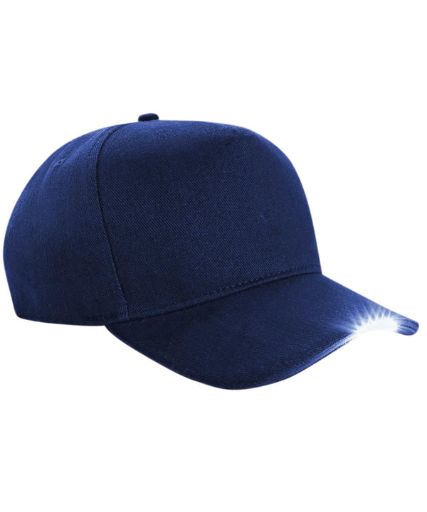 French Navy - LED light cap Caps Beechfield Headwear Schoolwear Centres