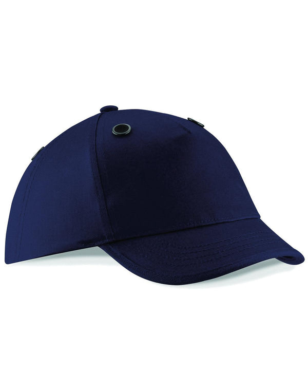 French Navy - EN812 bump cap Caps Beechfield Headwear Schoolwear Centres