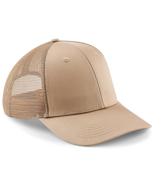 Warm Sand - Urbanwear trucker Caps Beechfield Headwear, New Colours For 2022 Schoolwear Centres