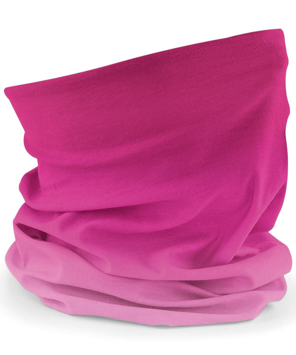 Candyfloss Pinks - Morf® ombré Snoods Beechfield Headwear, Personal Protection Schoolwear Centres