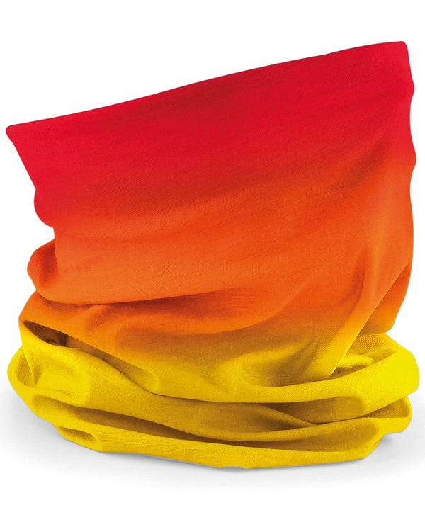 Sunset Reds - Morf® ombré Snoods Beechfield Headwear, Personal Protection Schoolwear Centres