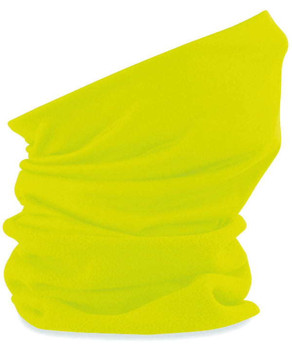 Fluorescent Yellow - Morf® Suprafleece® Snoods Beechfield Headwear, Must Haves, Personal Protection Schoolwear Centres