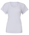 White - Flowy raglan t-shirt T-Shirts Bella Canvas Rebrandable, T-Shirts & Vests, Women's Fashion Schoolwear Centres