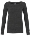 Charcoal-Black Triblend - Sponge fleece wide neck sweatshirt Sweatshirts Bella Canvas Must Haves, New Colours For 2022, Rebrandable, Sweatshirts, Women's Fashion Schoolwear Centres