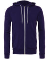 Unisex polycotton fleece full-zip hoodie